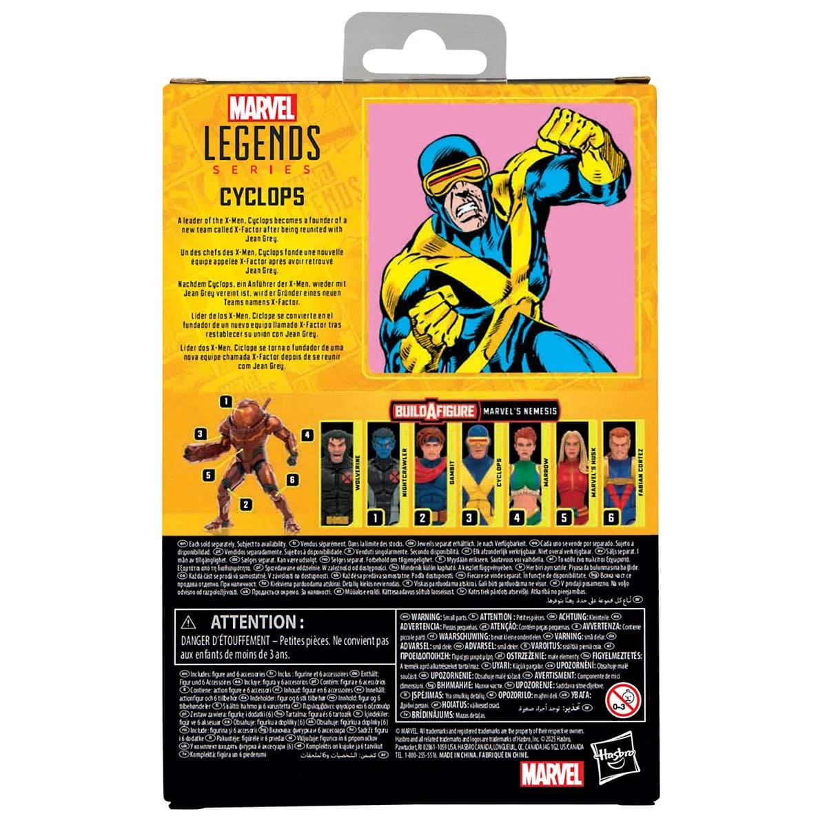 Marvel Legends X-Men X-Factor Cyclops 6" Action Figure Action Figures - Toys - New - CaveGamers - Image 2