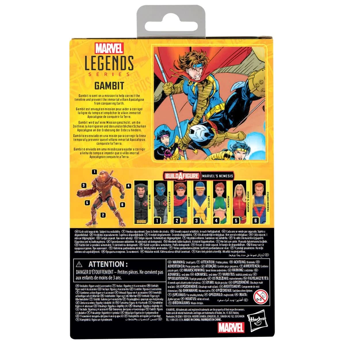 Marvel Legends X-Men Age of Apocalypse Gambit 6" Action Figure Action Figures - Toys - New - CaveGamers - Image 2