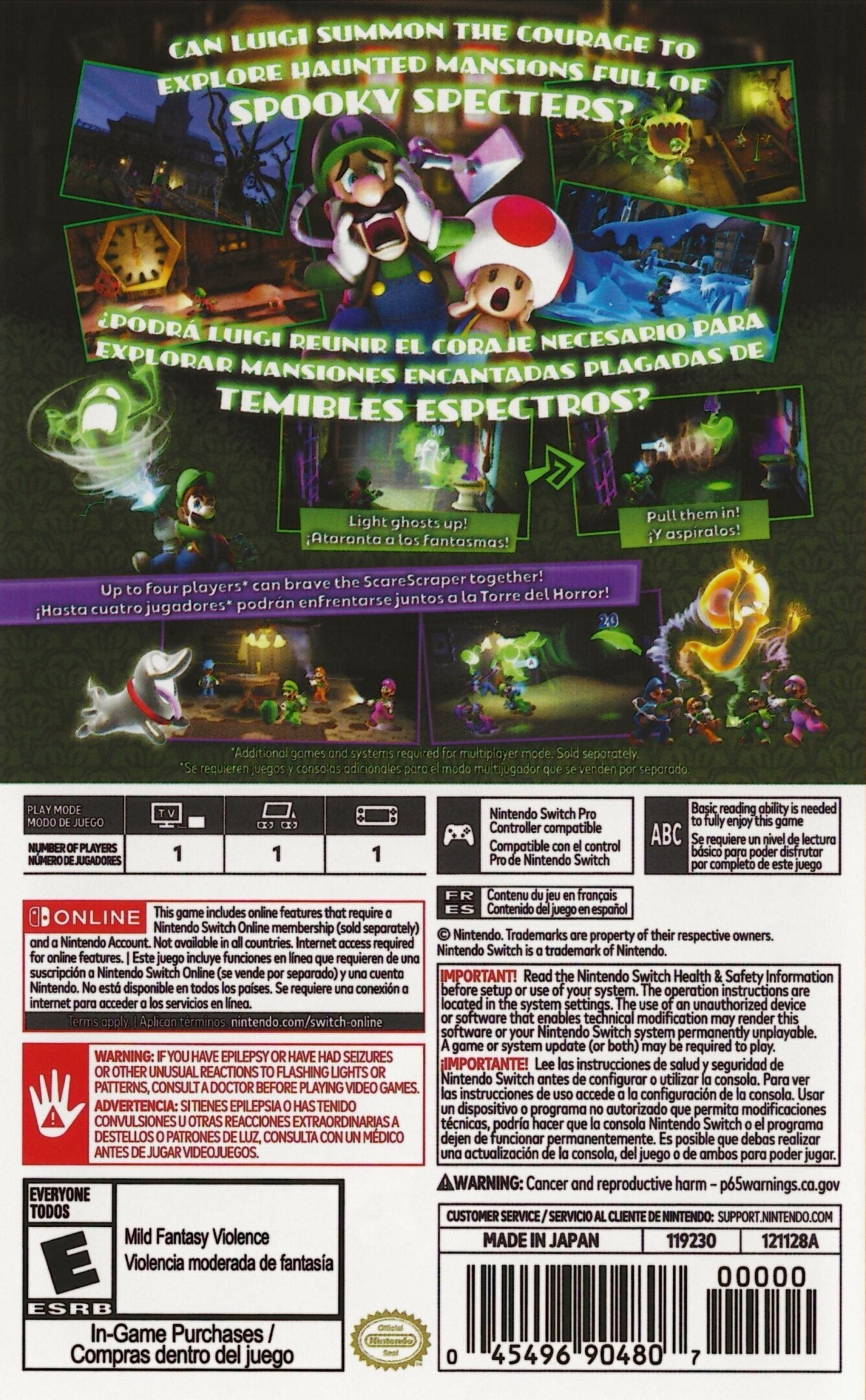 Luigi's Mansion 2 HD Switch - Video Game - Used - CaveGamers - Image 2