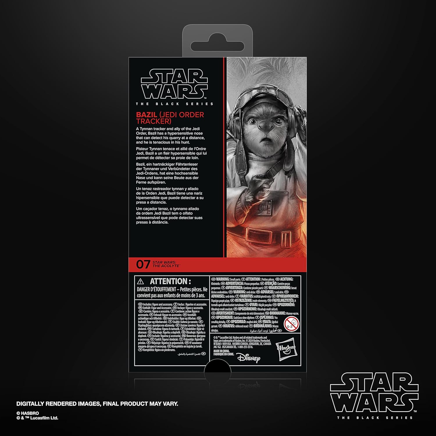 Star Wars The Black Series 6-Inch Bazil (Jedi Order Tracker) Action Figure