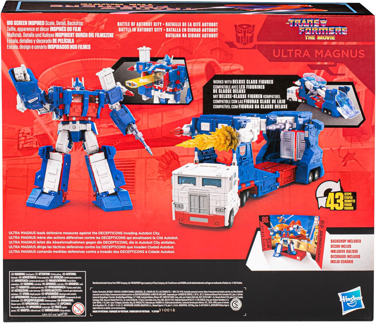Transformers Studio Series 86 Commander Ultra Magnus Action Figures - Toys - New - CaveGamers - Image 2
