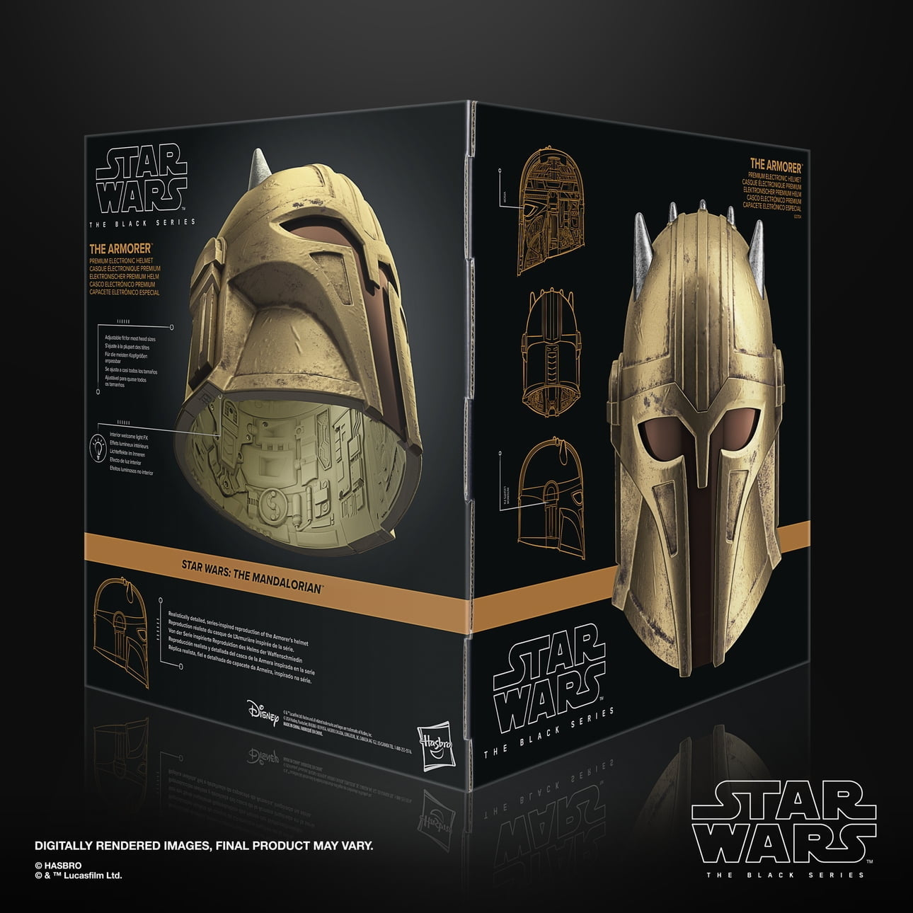 Star Wars The Black Series The Armorer Premium Electronic Helmet