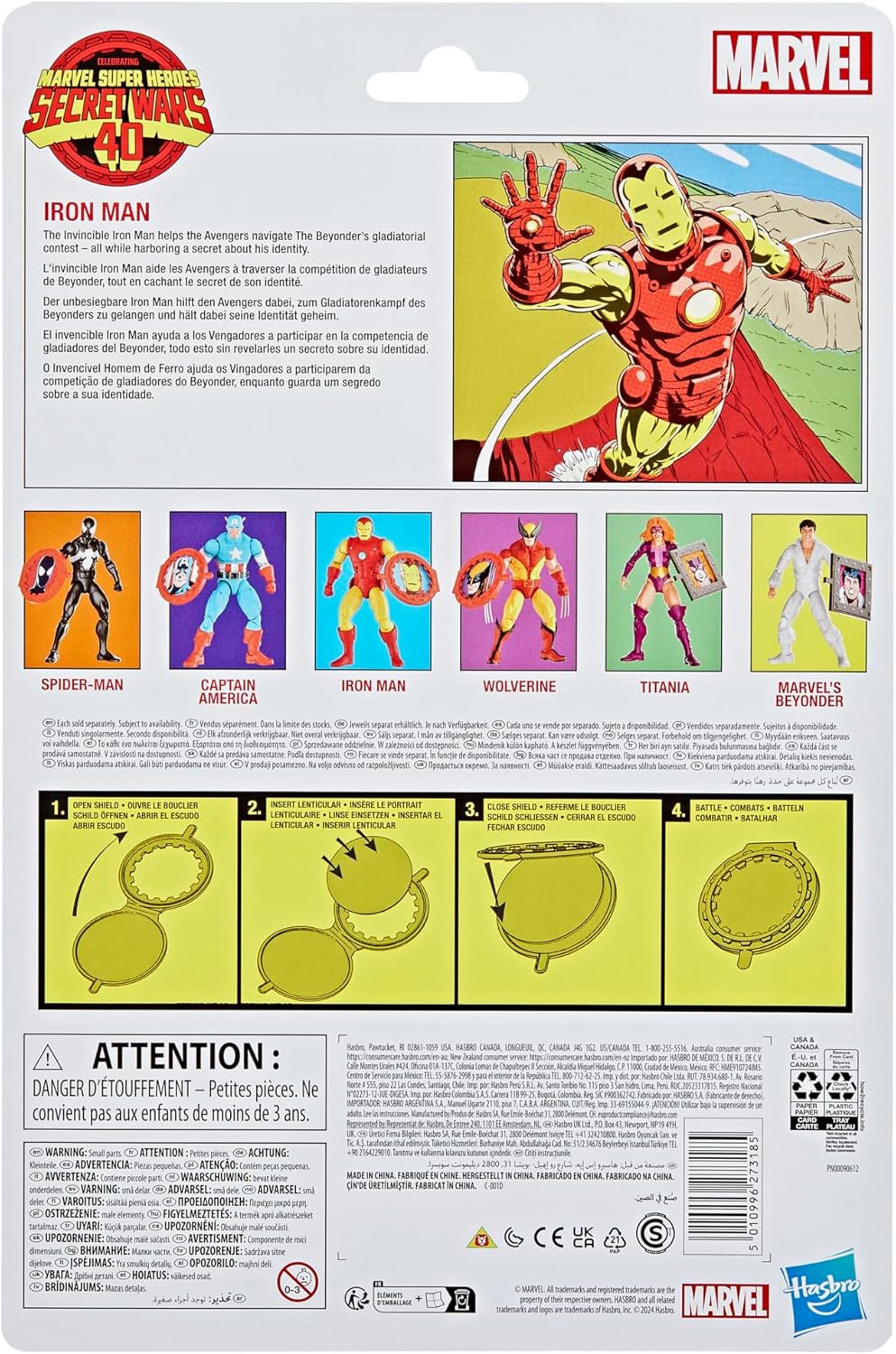 Marvel Legends Secret Wars Iron Man 6" Action Figure Action Figures - Toys - New - CaveGamers - Image 2