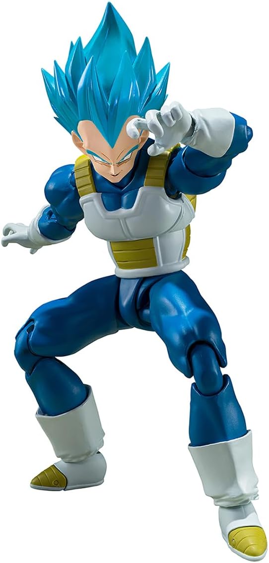 S.H.Figuarts Dragon Ball Super Super Saiyan God Vegeta Unwavering Saiyan Pride Action Figure Action Figures - Toys - New - CaveGamers
