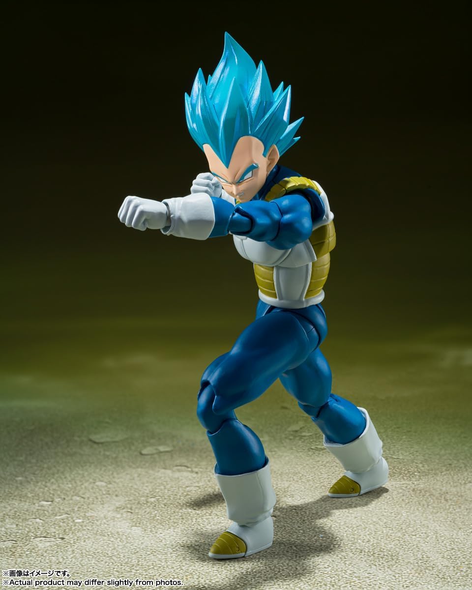 Dragon Ball Super Super Saiyan God Vegeta Unwavering Saiyan Pride S.H.Figuarts Action Figure