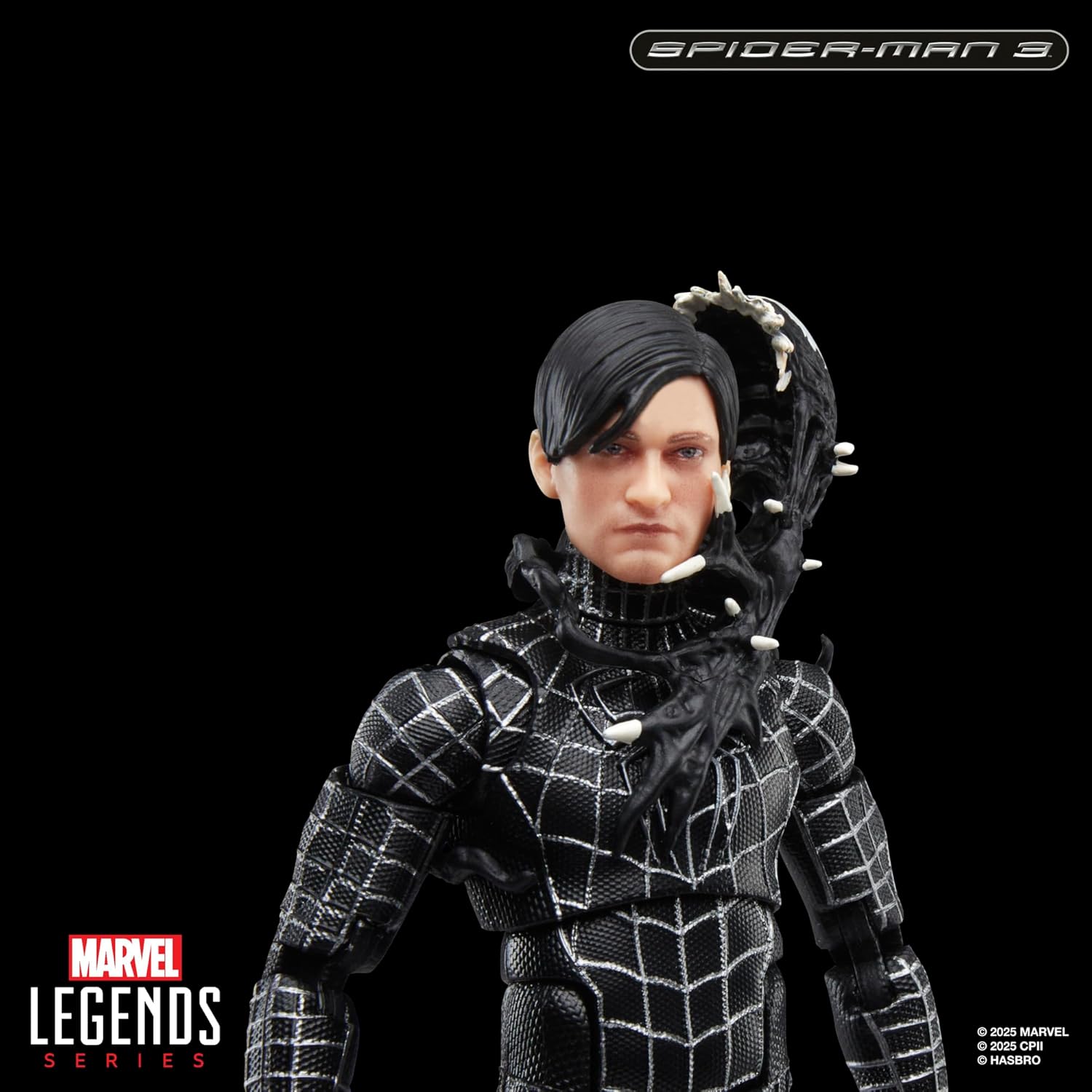 Spider-Man Marvel Legends Series Spider-Man 3 Symbiote Suit 6" Action Figure