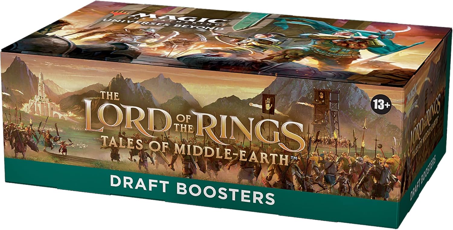 Magic: The Gathering - The Lord of the Rings: Tales of Middle-earth Draft Booster Box - Trading Card - New - CaveGamers - Image 2