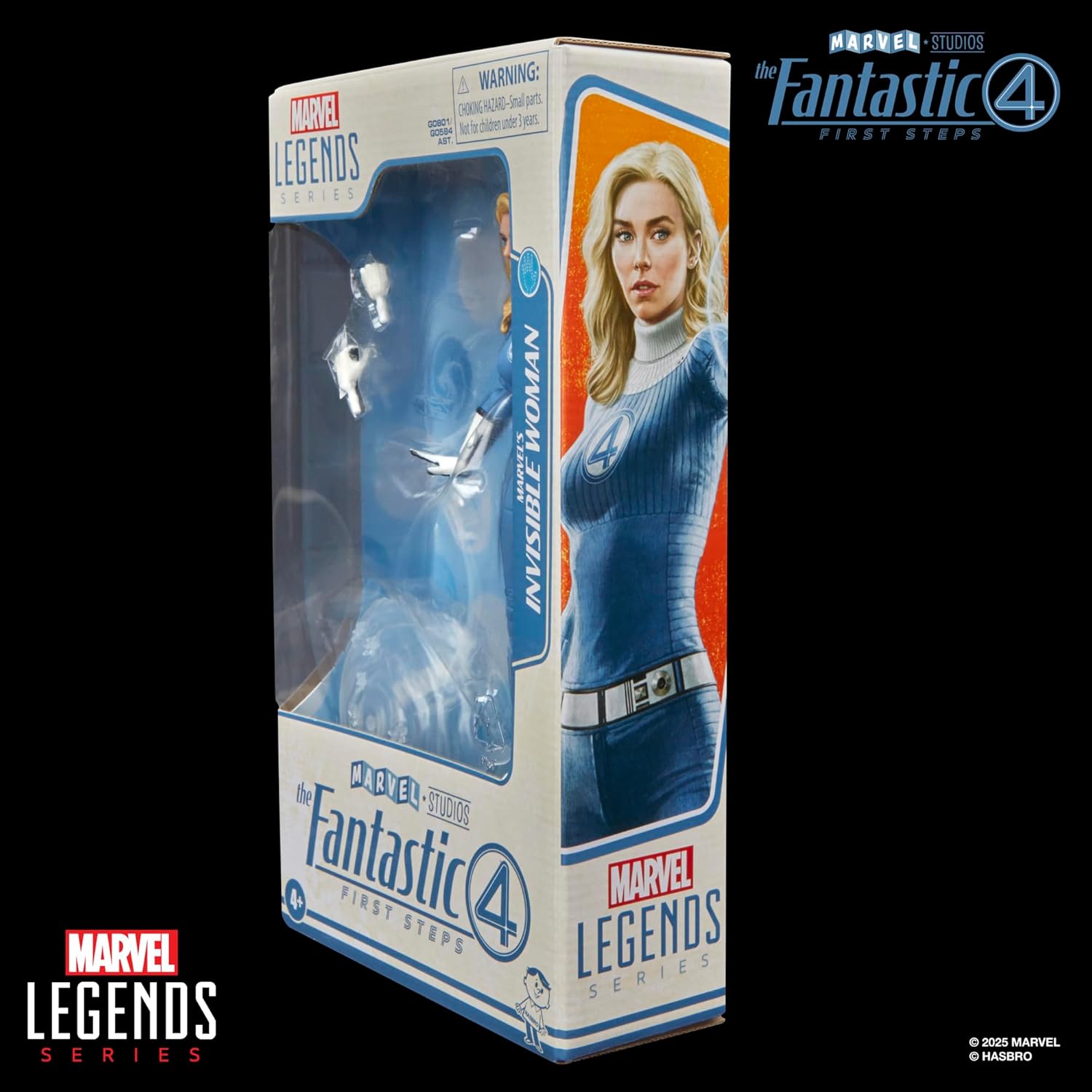 The Fantastic Four: First Steps Marvel Legends Series Invisible Woman Sue Storm 6" Action Figure