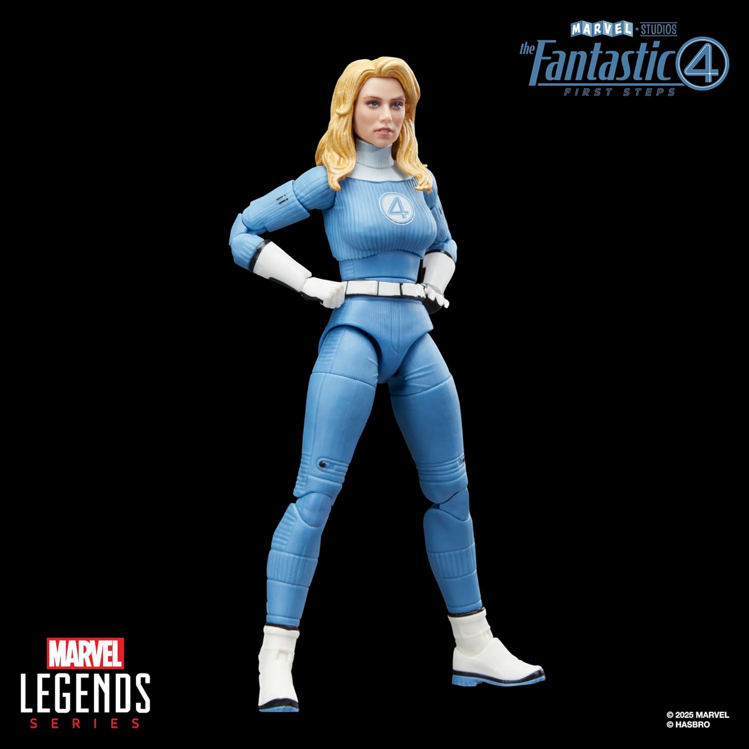 The Fantastic Four: First Steps Marvel Legends Series Invisible Woman Sue Storm 6" Action Figure