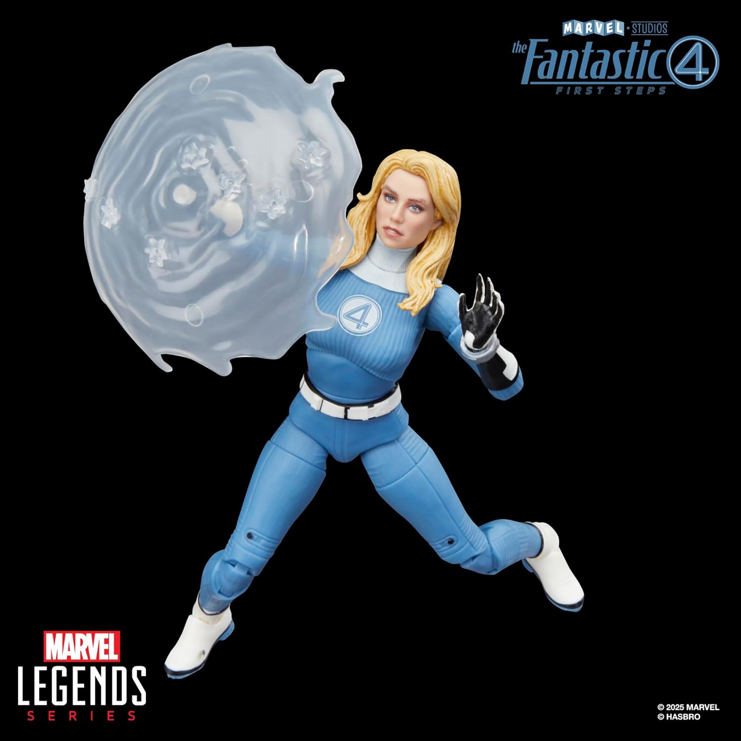 The Fantastic Four: First Steps Marvel Legends Series Invisible Woman Sue Storm 6" Action Figure