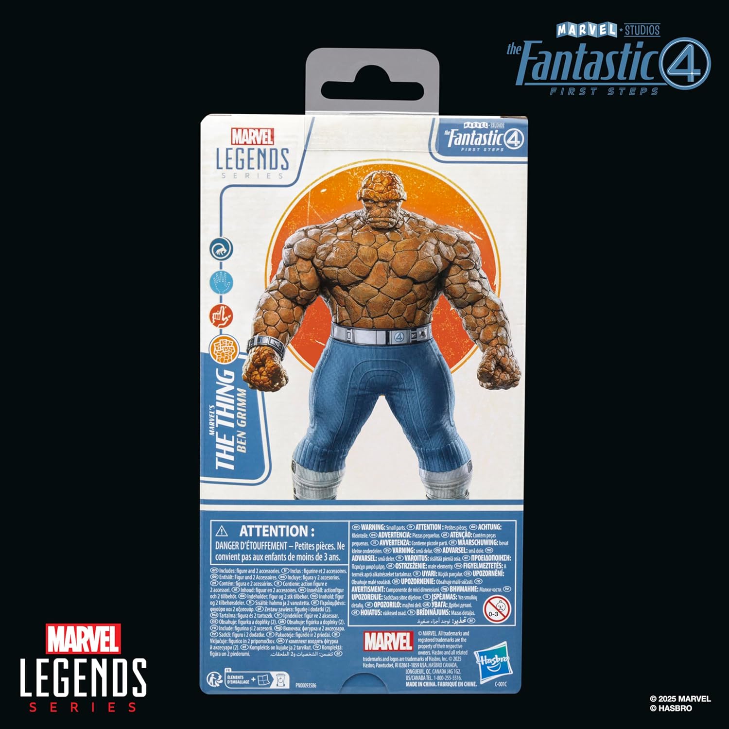 The Fantastic Four: First Steps Marvel Legends Series The Thing 6" Action Figure