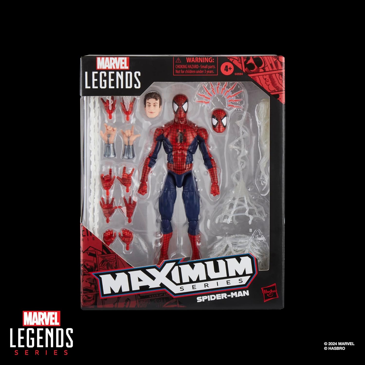 Marvel Legends Maximum Series Spider-Man 6" Action Figure Action Figures - Toys - New - CaveGamers