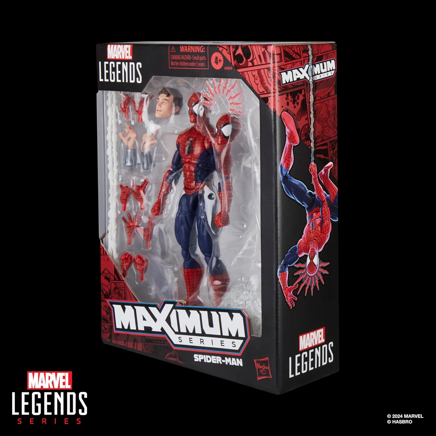 Marvel Legends Maximum Series Spider-Man 6" Action Figure Action Figures - Toys - New - CaveGamers - Image 2