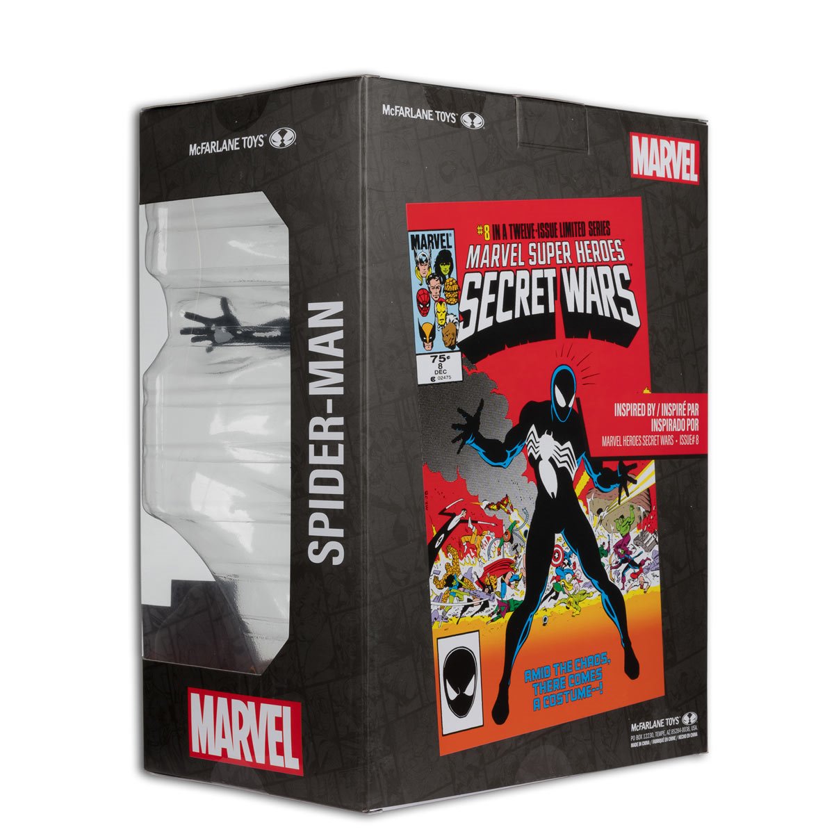 Marvel Spider-Man Marvel Super Heroes Secret Wars #8 1:6 Scale Posed Figure with Scene and Comic Action Figures - Toys - New - CaveGamers - Image 8