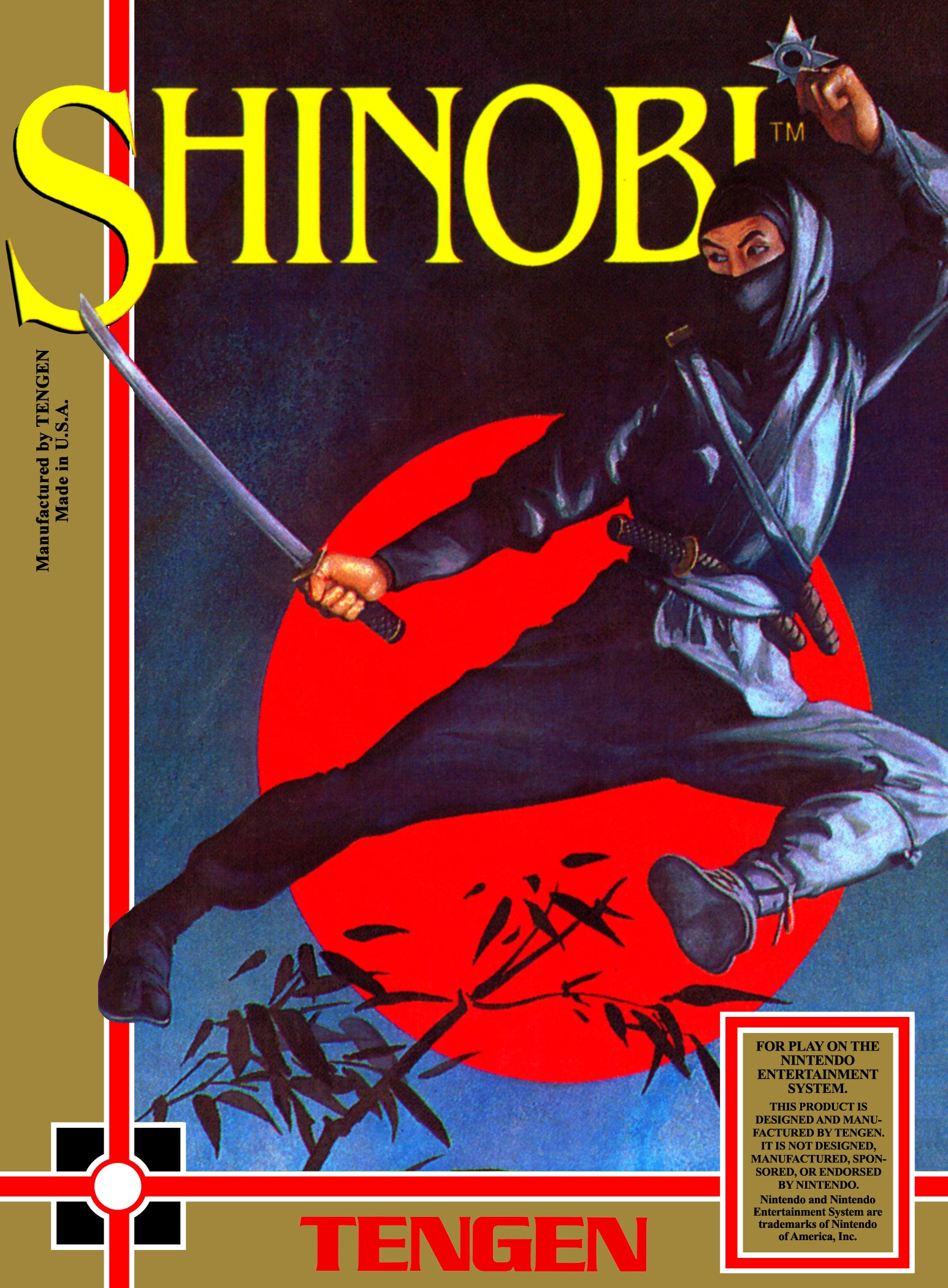 Shinobi NES - Video Game - Used - CaveGamers