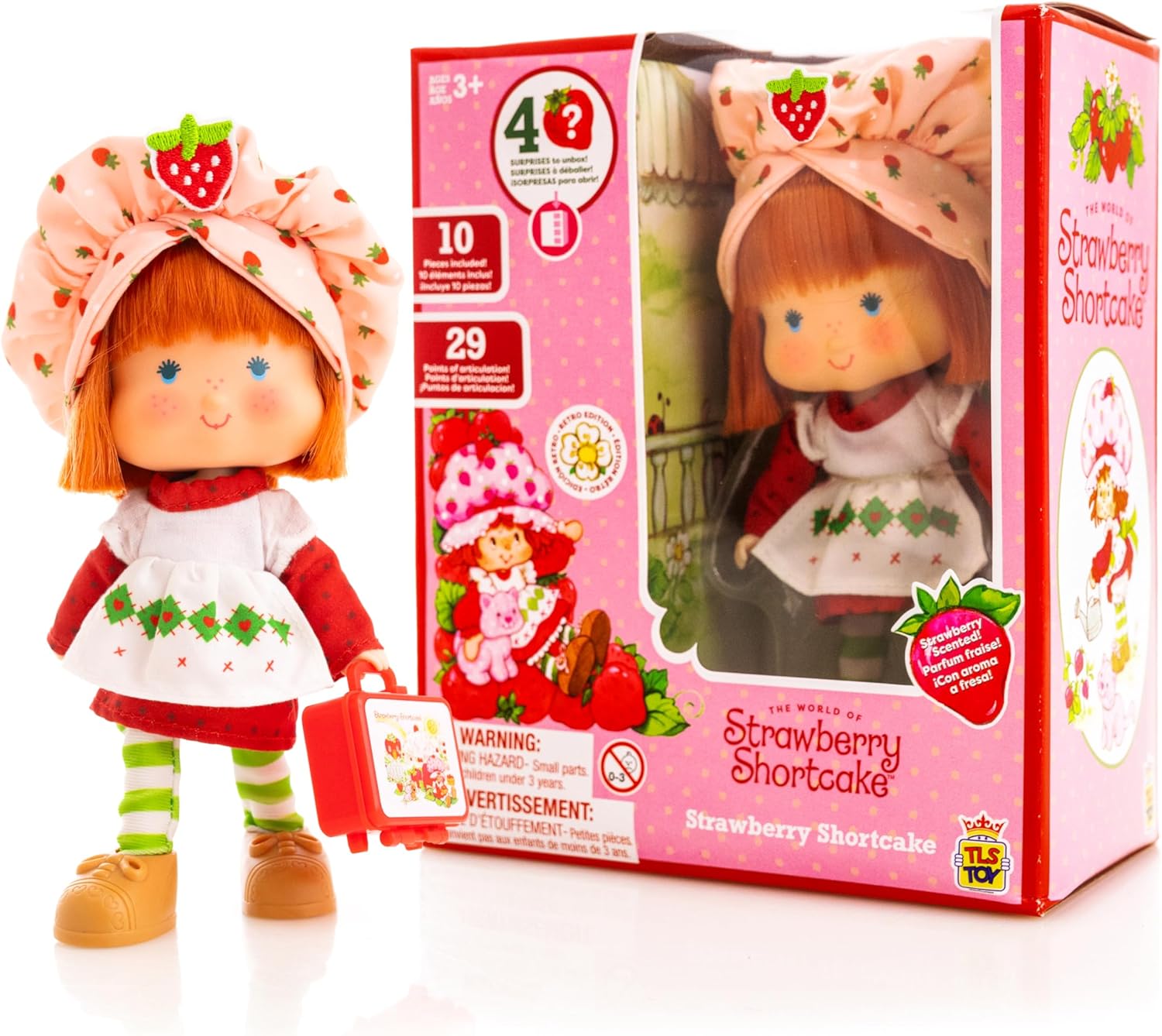 Strawberry Shortcake 5.5" Retro Fashion Doll Dolls - Toys - New - CaveGamers