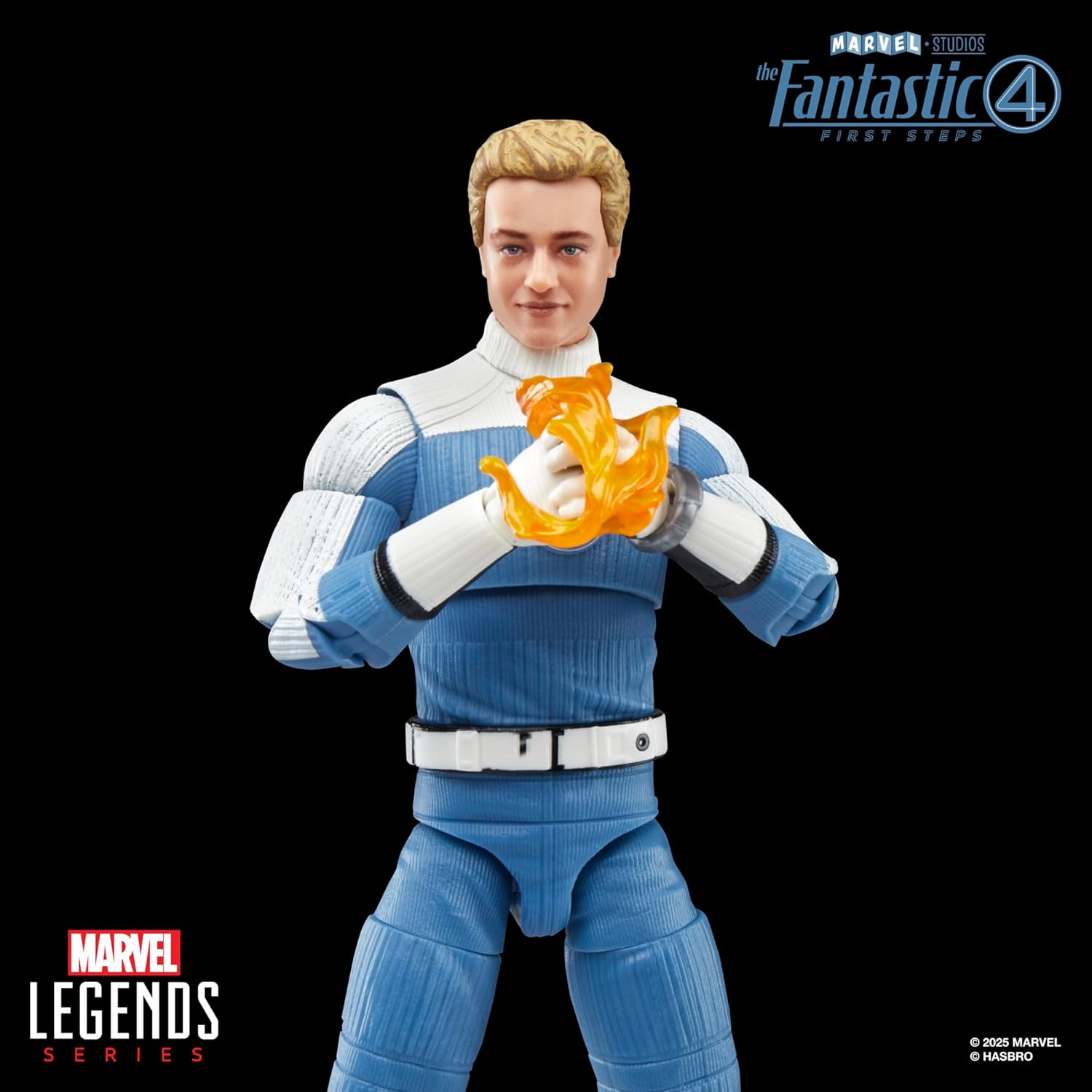 The Fantastic Four: First Steps Marvel Legends Series Johnny Storm 6" Action Figure