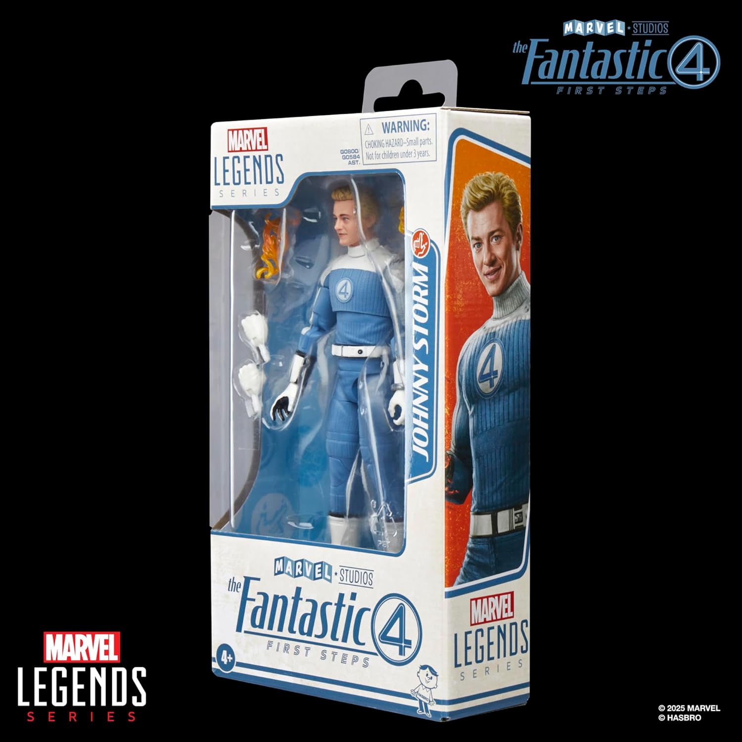 The Fantastic Four: First Steps Marvel Legends Series Johnny Storm 6" Action Figure