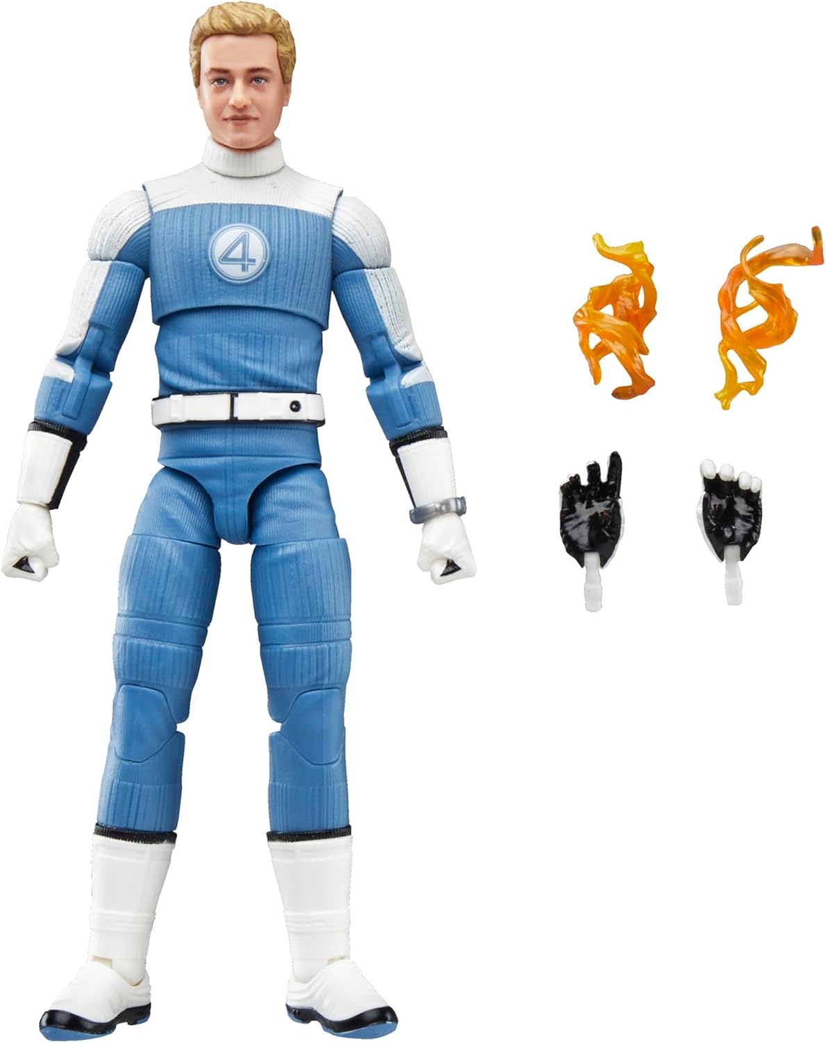 The Fantastic Four: First Steps Marvel Legends Series Johnny Storm 6" Action Figure