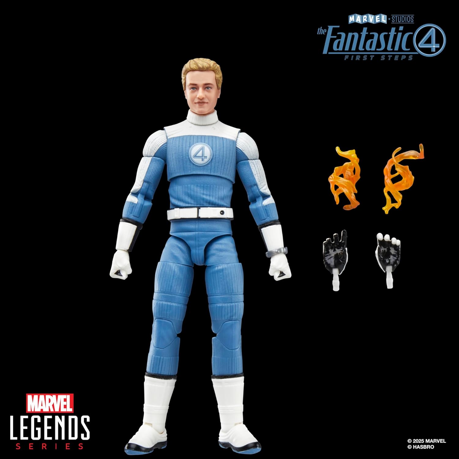 The Fantastic Four: First Steps Marvel Legends Series Johnny Storm 6" Action Figure