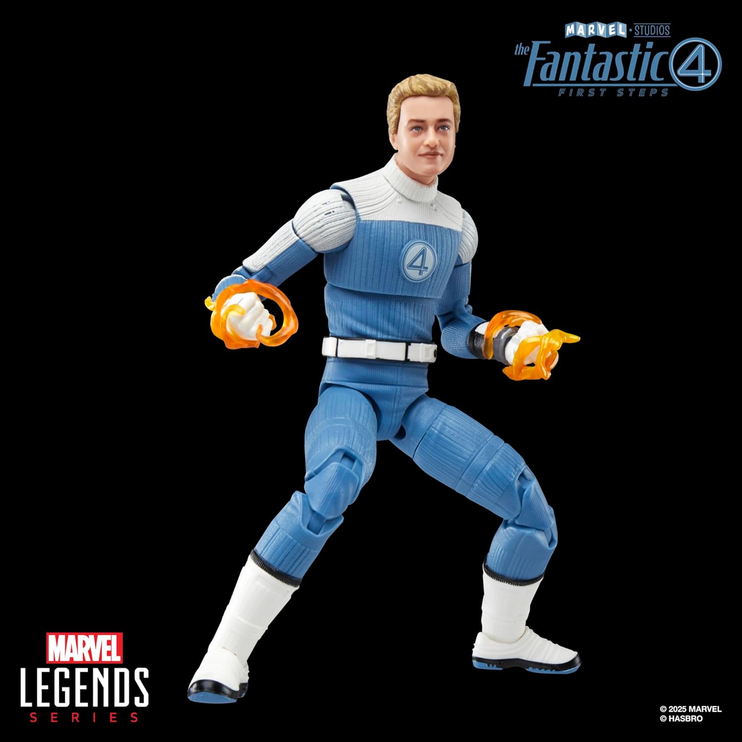 The Fantastic Four: First Steps Marvel Legends Series Johnny Storm 6" Action Figure