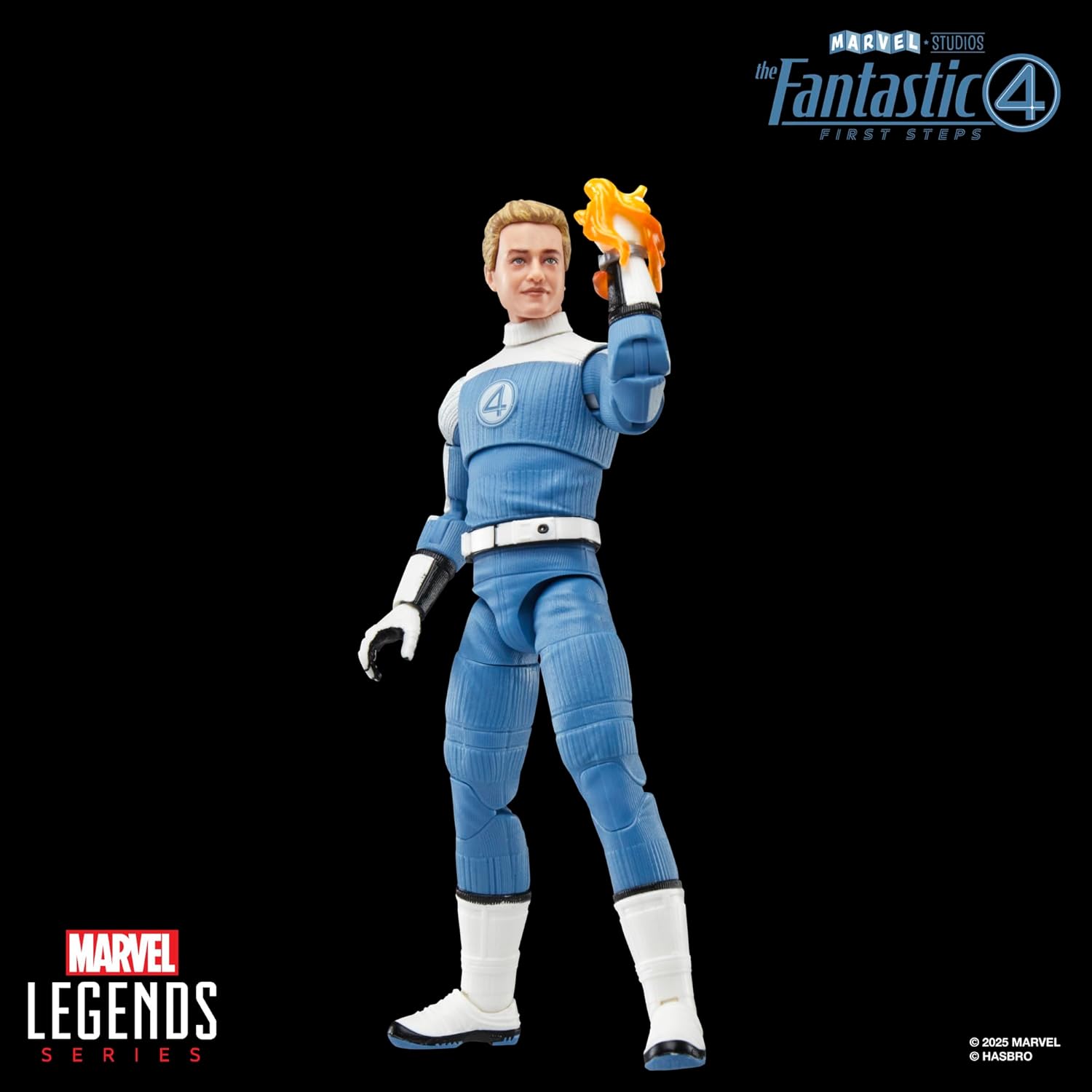 The Fantastic Four: First Steps Marvel Legends Series Johnny Storm 6" Action Figure