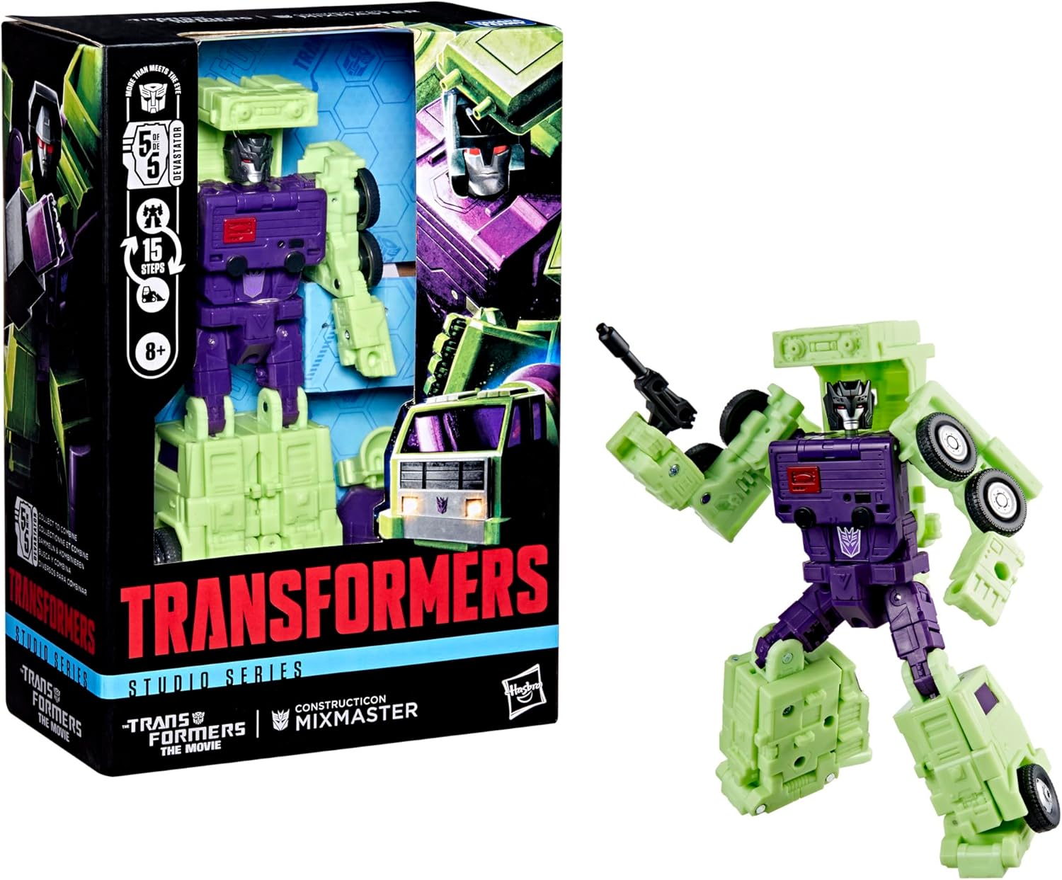 Transformers Studio Series 86 Voyager Class Transformers: The Movie Constructicon Mixmaster