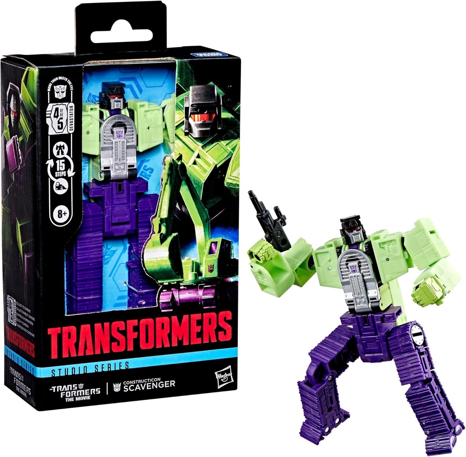 Transformers Studio Series 86 Deluxe Class The Transformers: The Movie Constructicon Scavenger