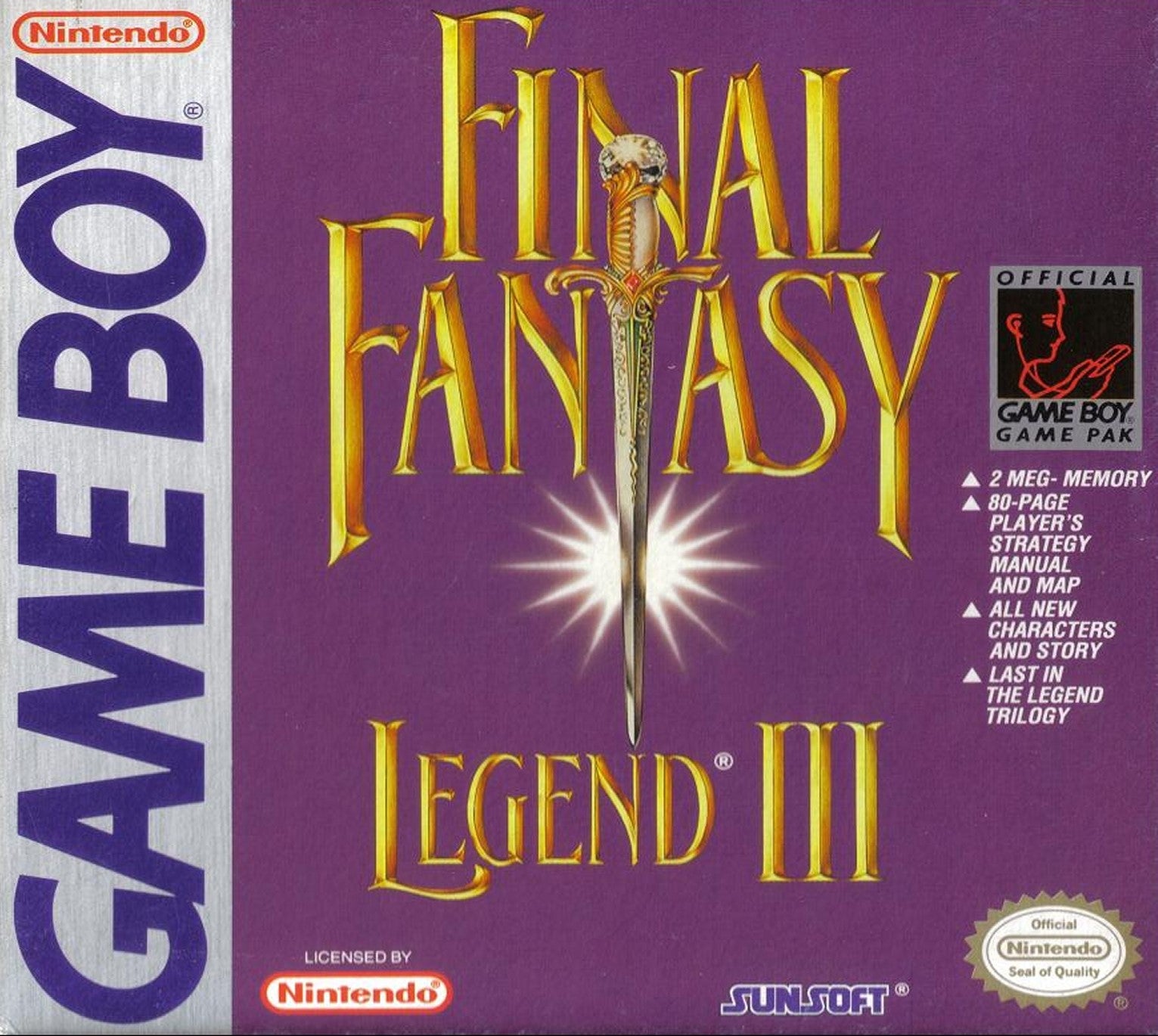 Final Fantasy Legend III Game Boy - Video Game - Used - CaveGamers