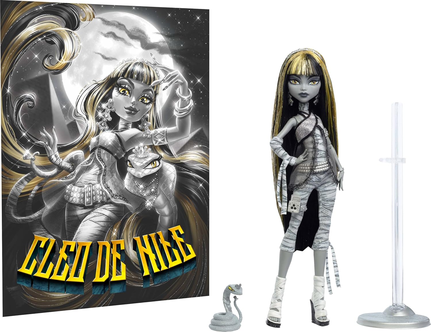 Monster High Reel Drama Cleo de Nile Collector Doll Dolls - Toys - New - CaveGamers - Image 2