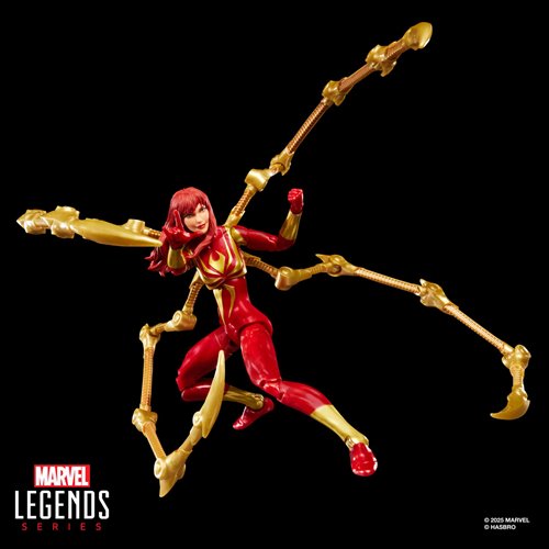 Spider-Man Marvel Legends Magic: The Gathering Mary Jane Watson Iron Spider 6" Action Figure & Card