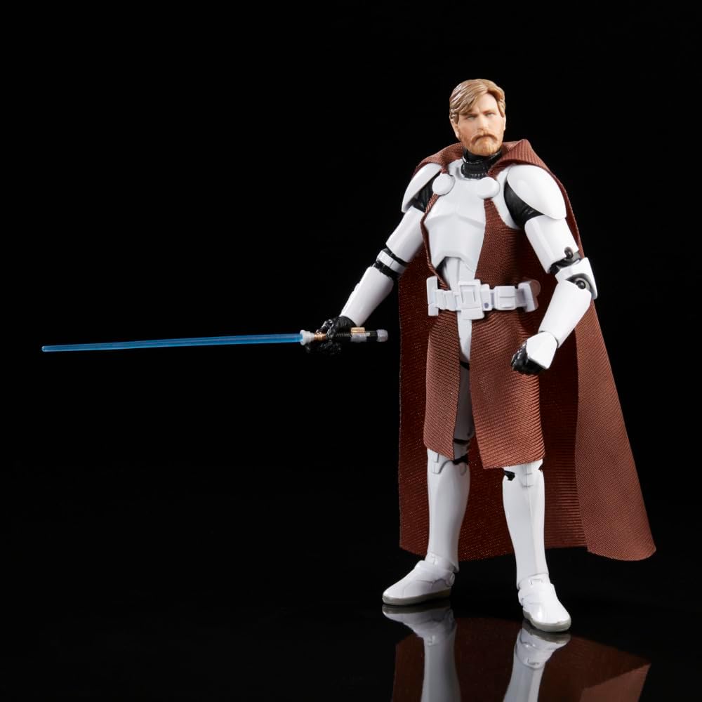 Star Wars The Black Series Clone Commander Obi-Wan Kenobi 6" Action Figure
