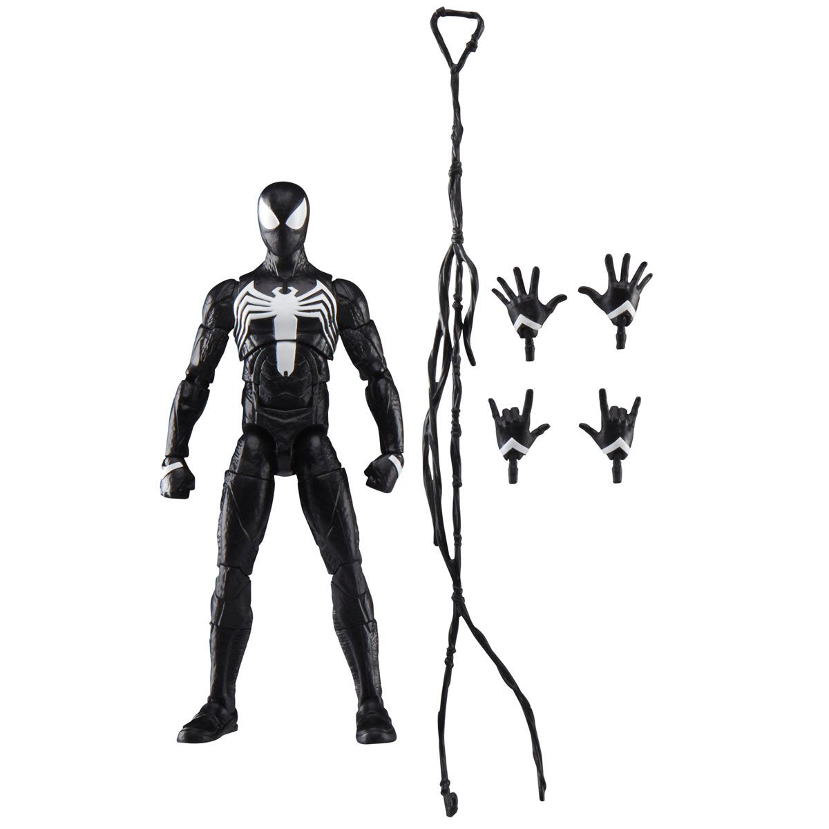Marvel Legends: Spider-Man 2 Gamerverse Peter Parker Black Suit 6" Action Figure Action Figures - Toys - New - CaveGamers - Image 2
