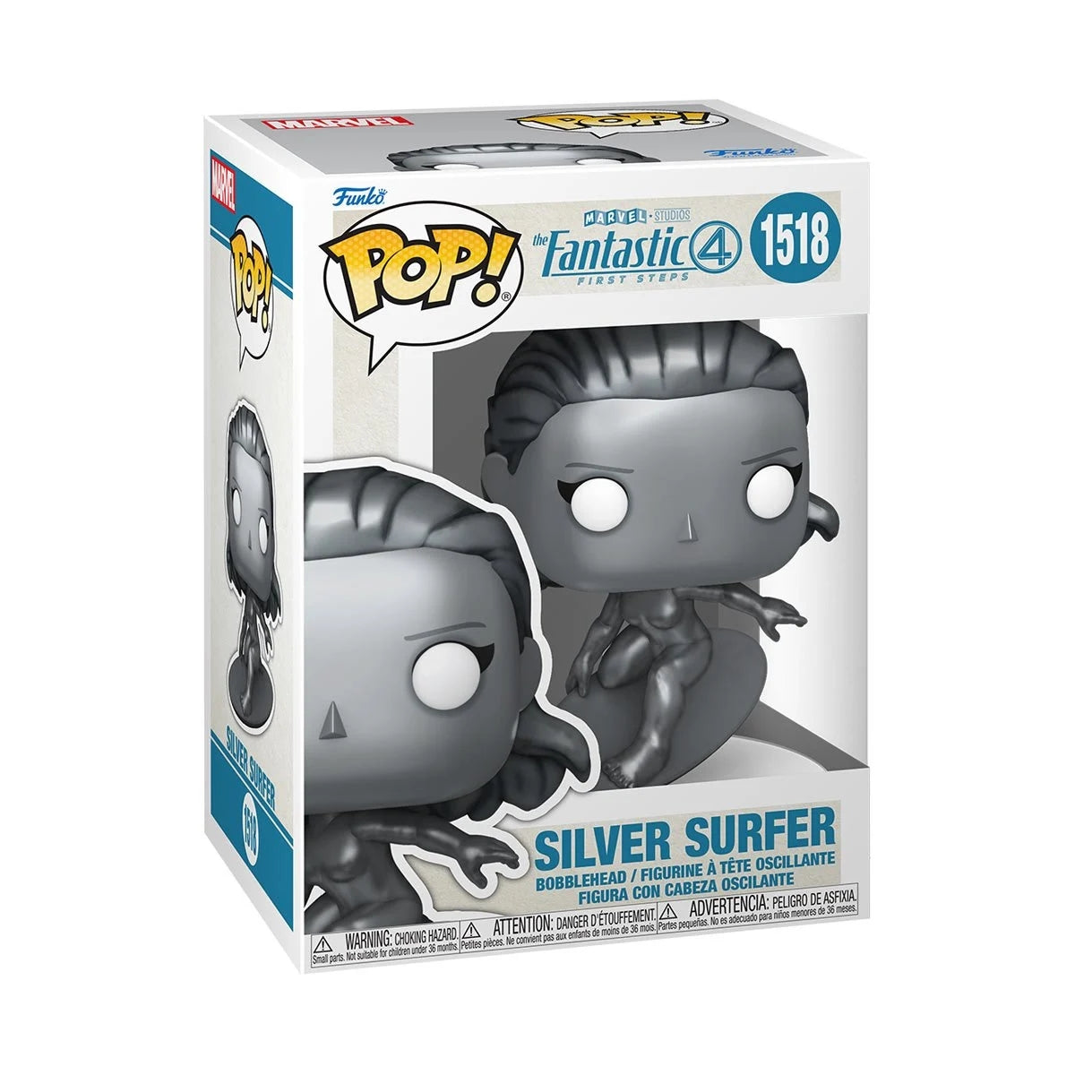 Funko Pop! The Fantastic Four: First Steps Silver Surfer - Toys - New - CaveGamers