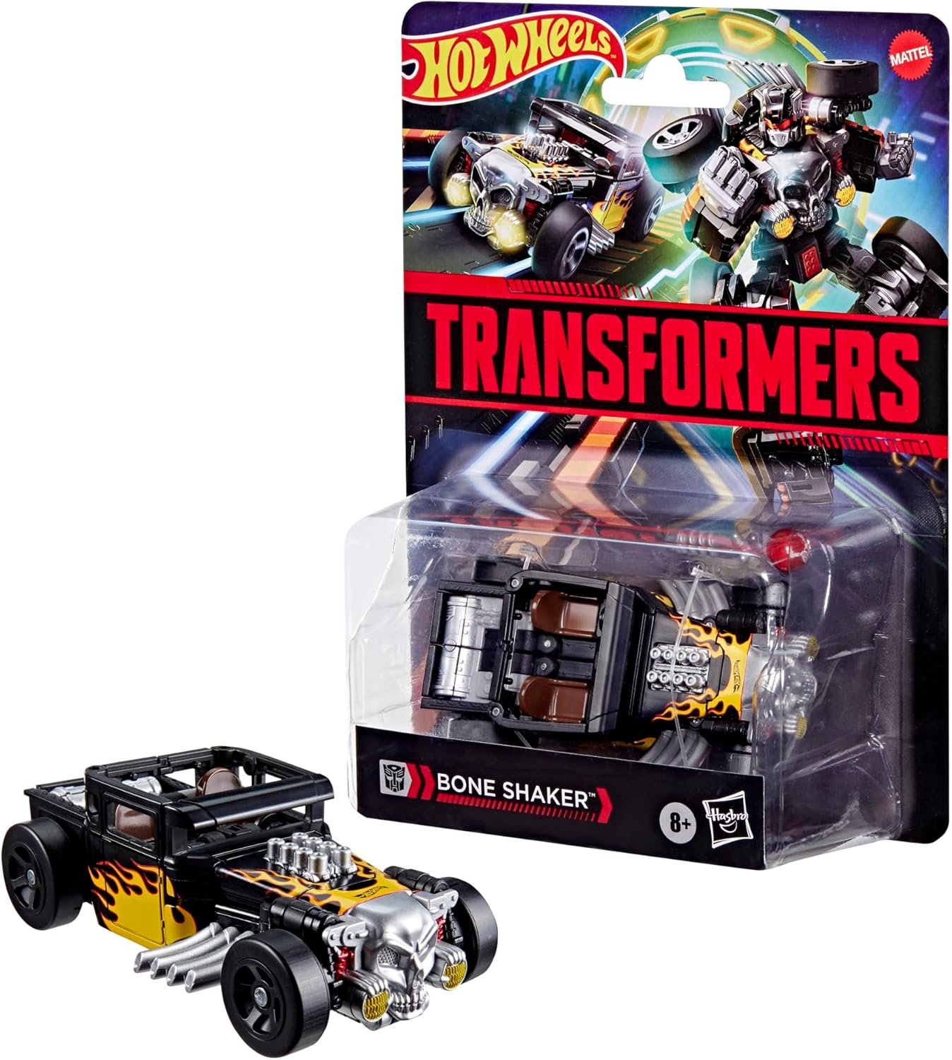 Transformers Collaborative Hot Wheels Bone Shaker