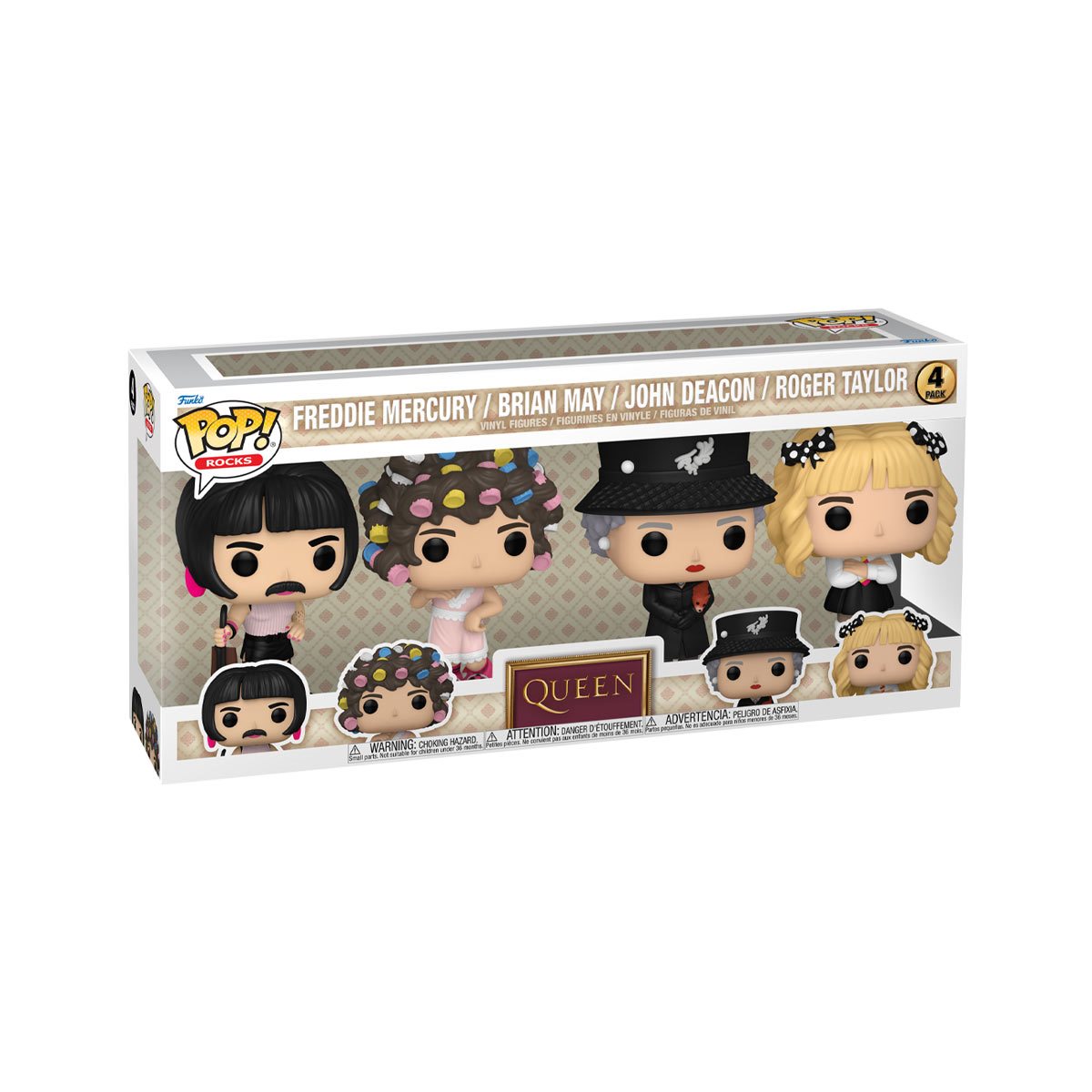 Funko Pop! Queen I Want to Break Free 4-Pack Vinyl Figure - Toys - New - CaveGamers
