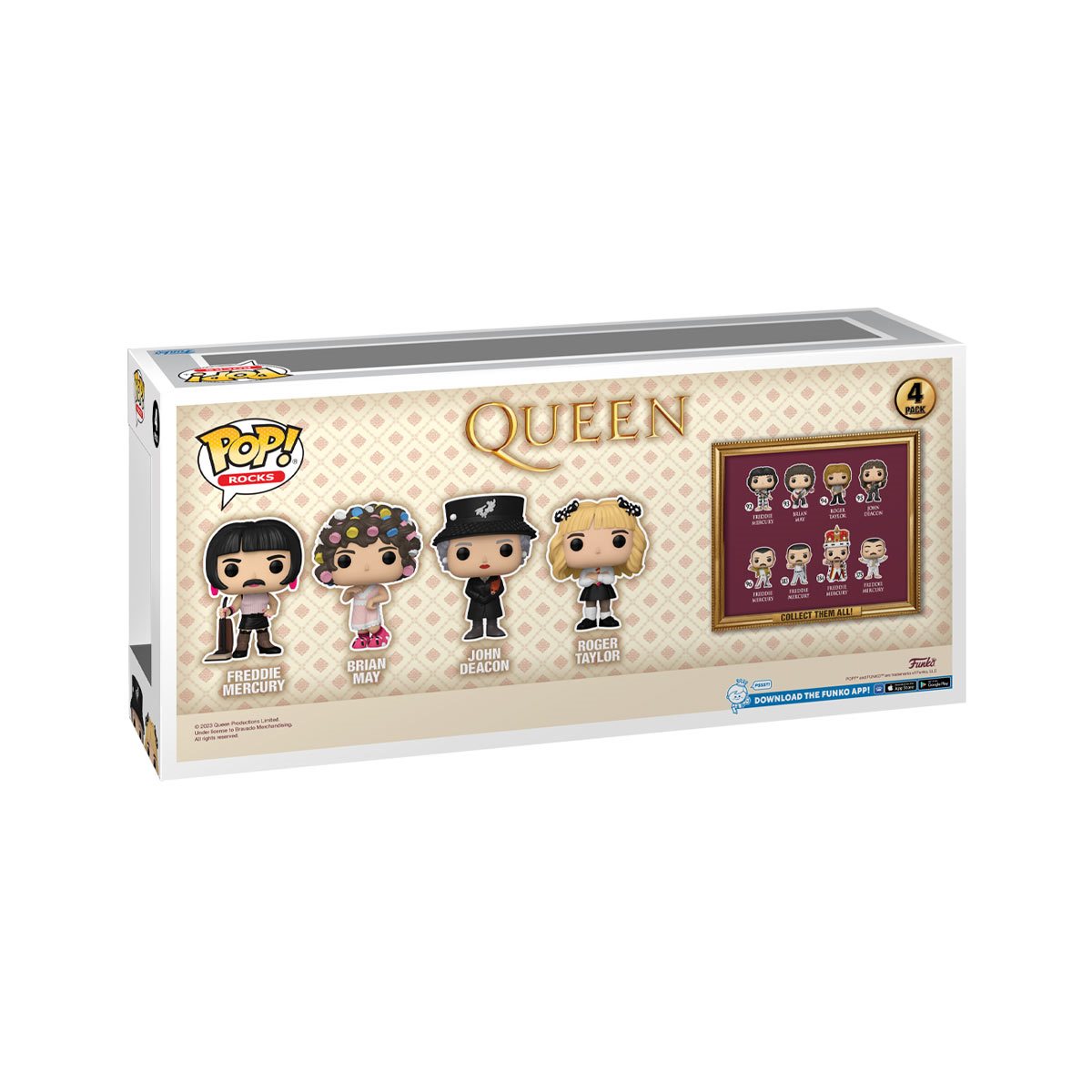 Funko Pop! Queen I Want to Break Free Vinyl Figure 4-Pack