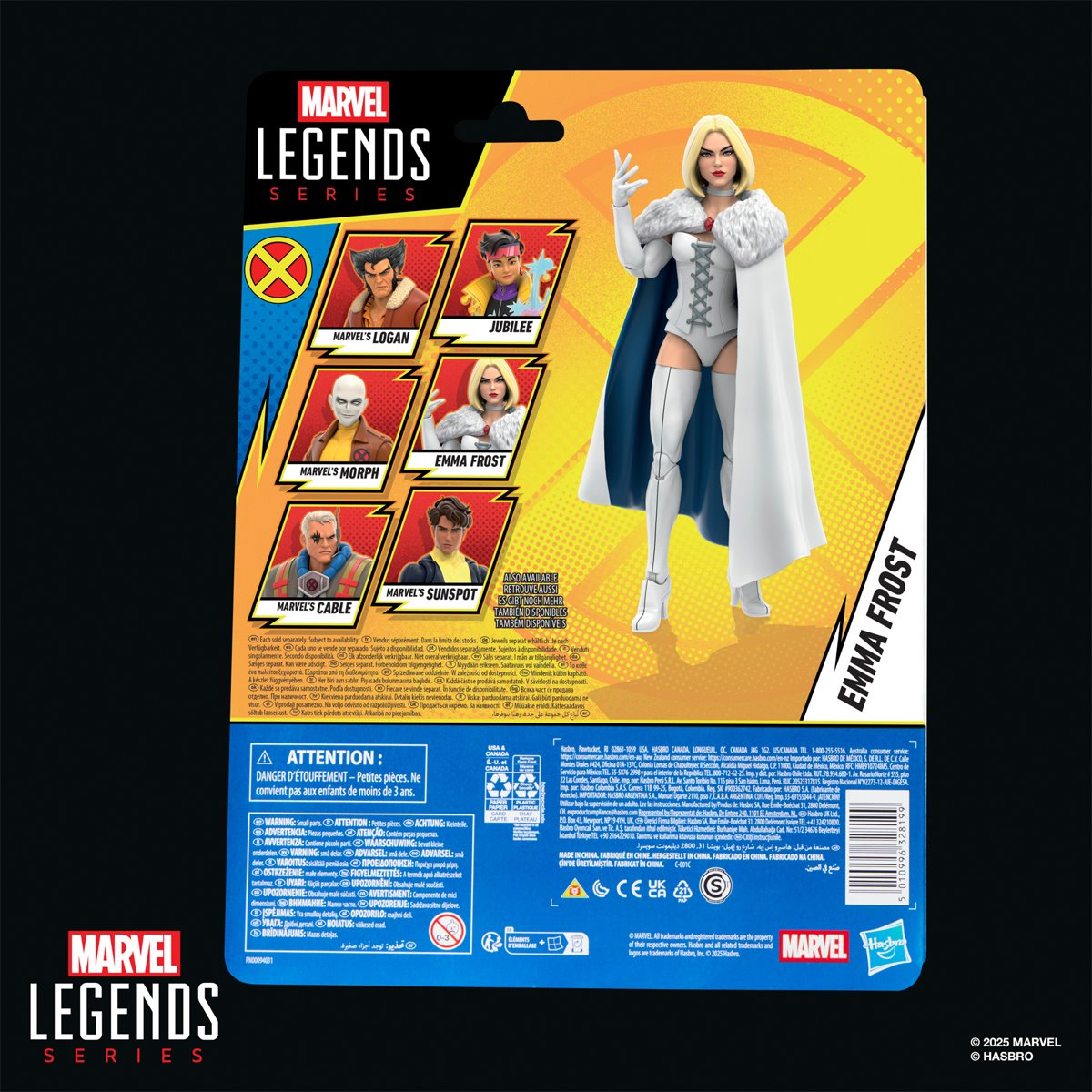 Marvel Legends X-Men 97 6" Emma Frost Action Figure Action Figures - Toys - New - CaveGamers - Image 2