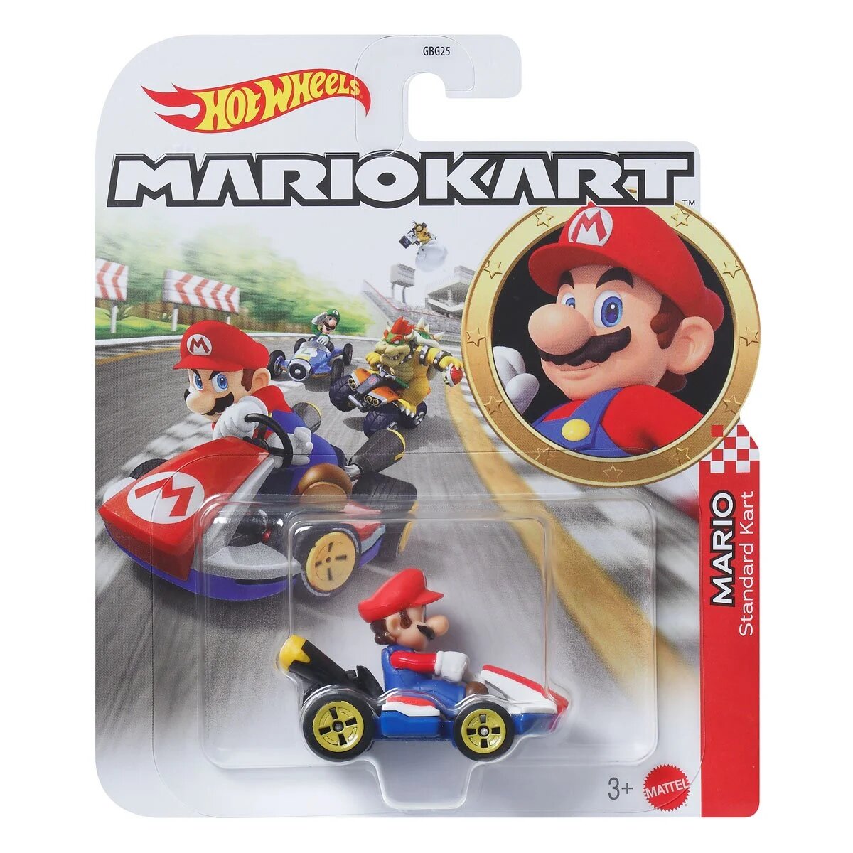 Hot Wheels Mario Kart Mario Standard Kart - Toys - New - CaveGamers