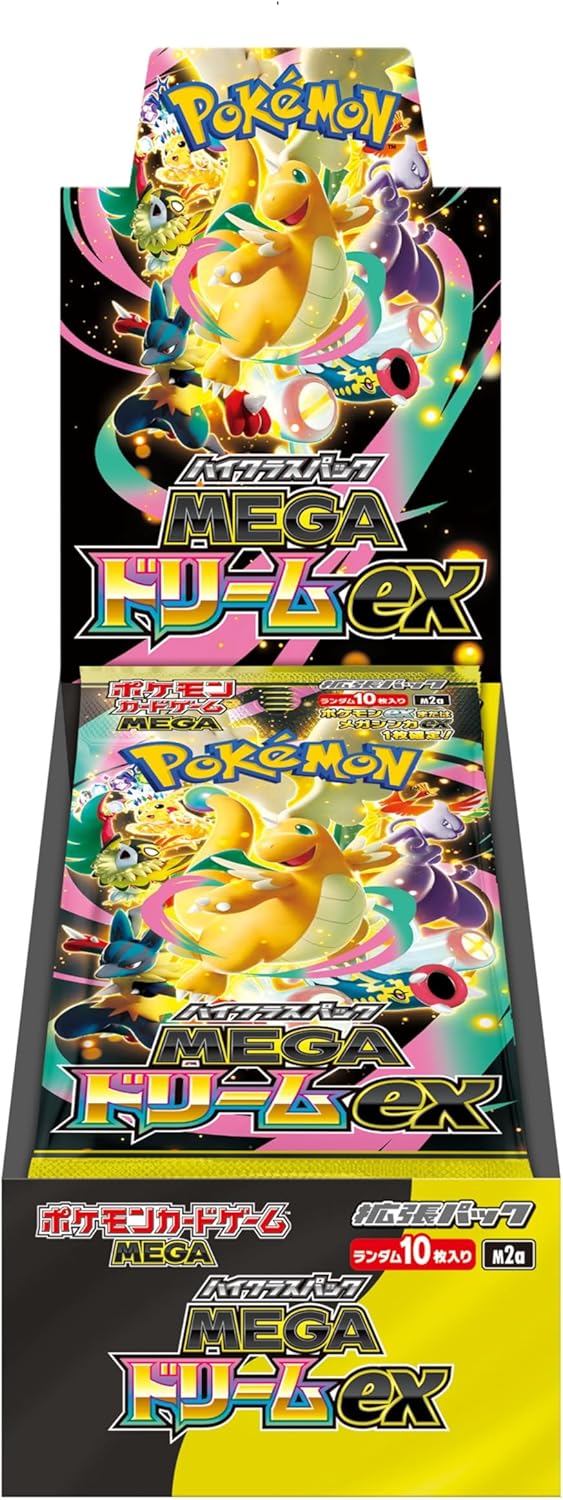 Pokemon TCG: Mega Dream ex Booster Box - Trading Card - New - CaveGamers