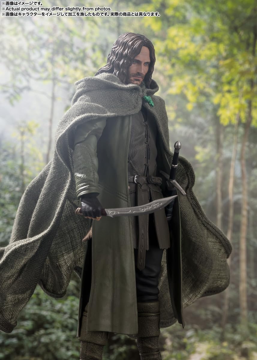 S.H.Figuarts Lord of the Rings: The Fellowship of the Ring Aragorn Action Figure Action Figures - Toys - New - CaveGamers