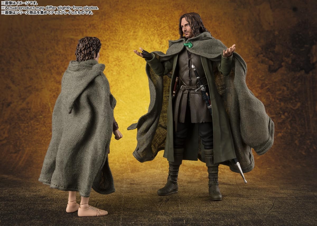 S.H.Figuarts Lord of the Rings: The Fellowship of the Ring Aragorn Action Figure Action Figures - Toys - New - CaveGamers - Image 2