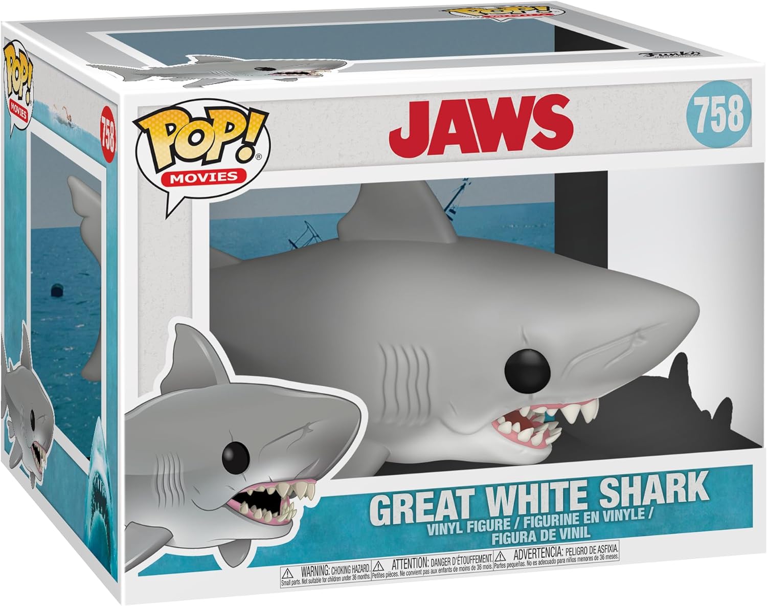 Funko Pop! Jaws 6" Great White Shark - Toys - New - CaveGamers