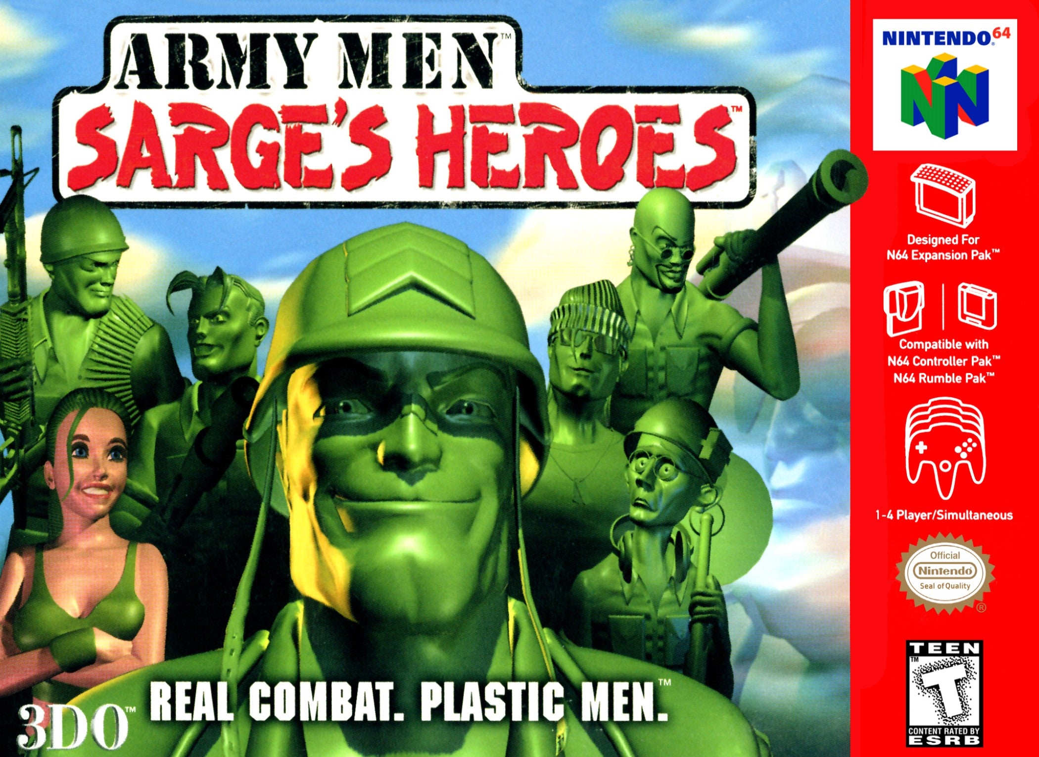 Army Men Sarge's Heroes N64 - Video Game - Used - CaveGamers