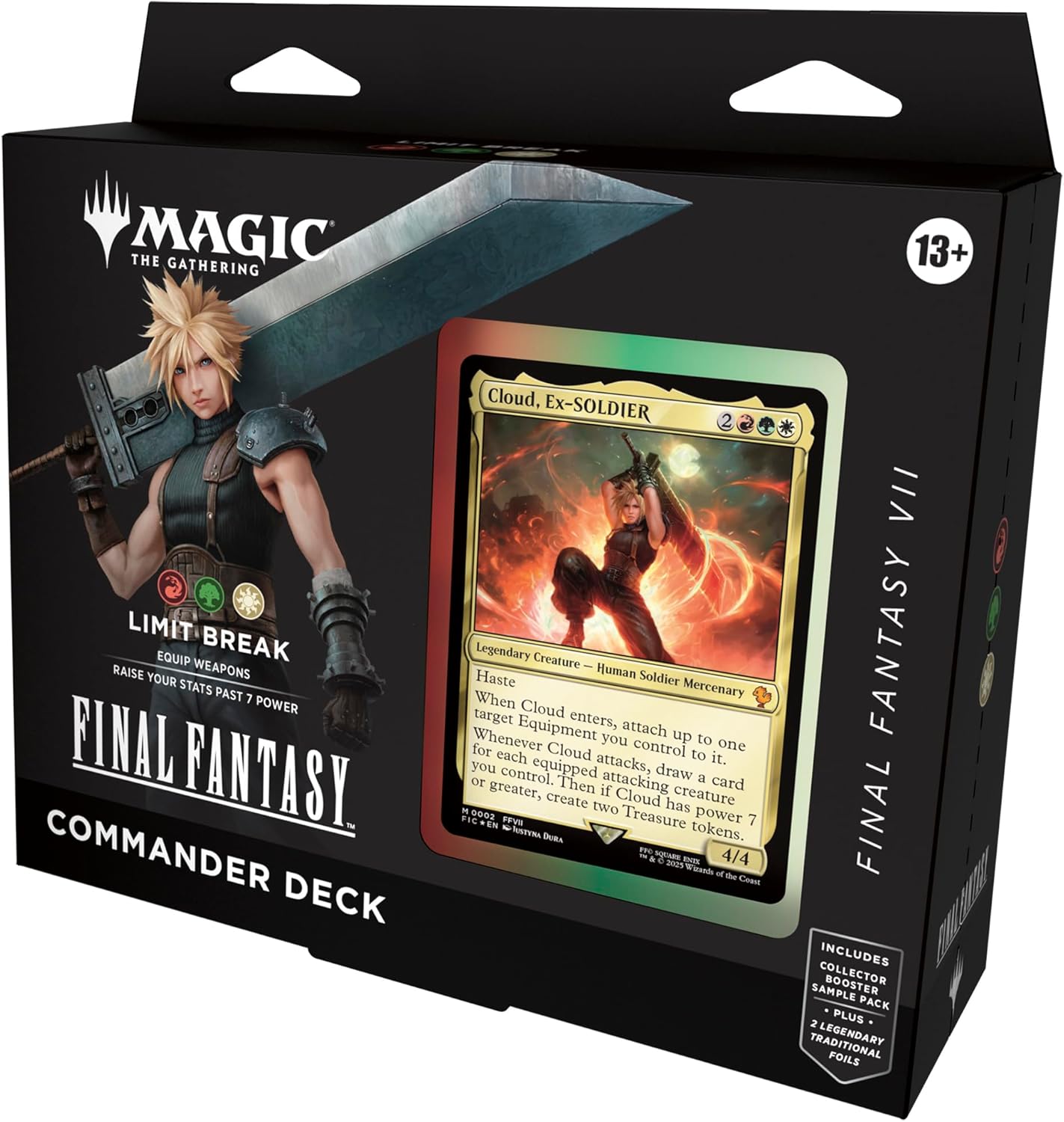 Magic: The Gathering Final Fantasy VII Commander Deck - Limit Break - Trading Card - New - CaveGamers