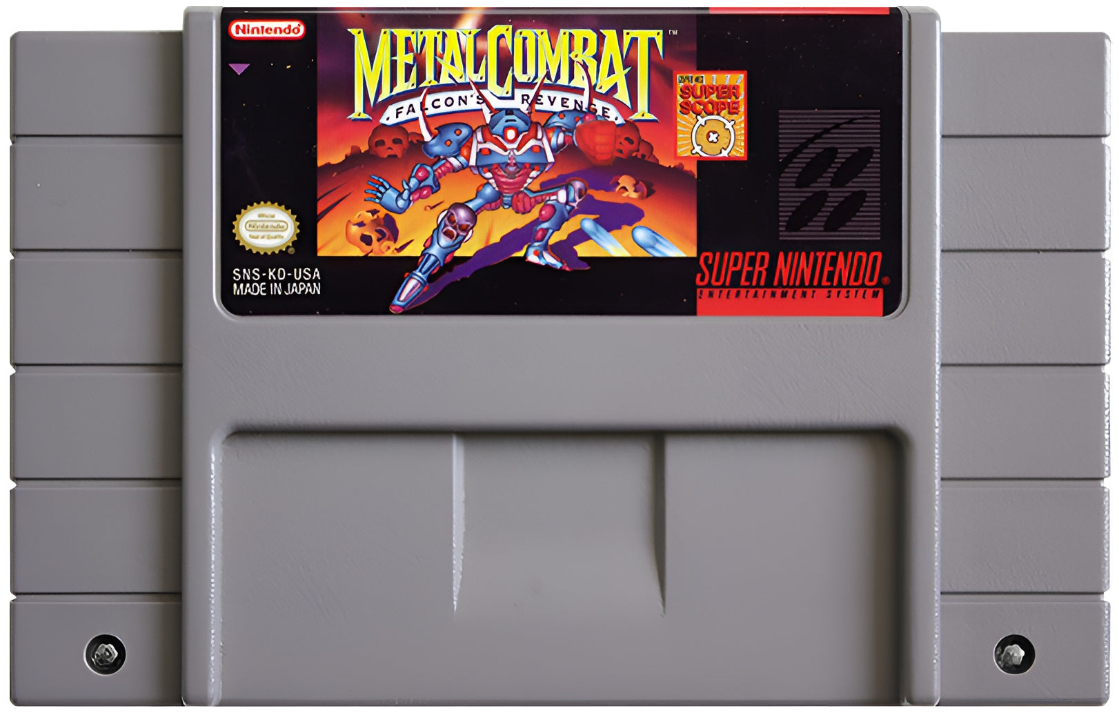 Metal Combat: Falcon's Revenge SNES - Video Game - Used - CaveGamers - Image 3