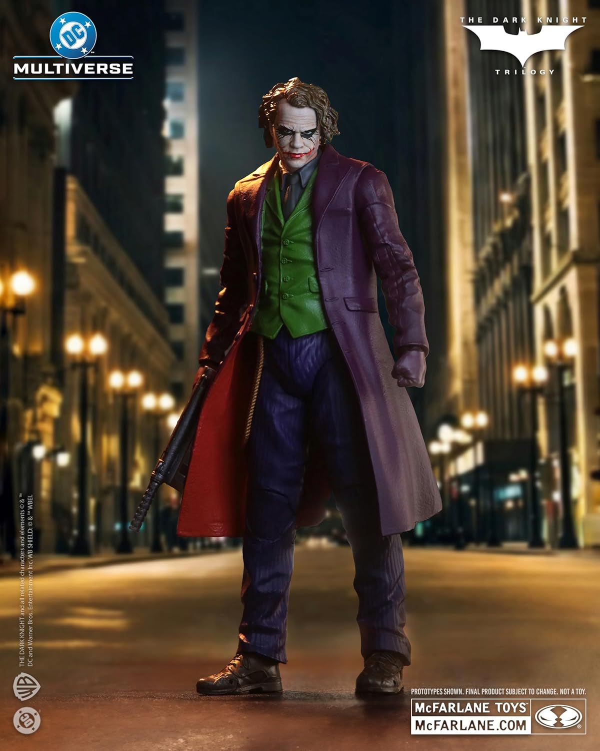 McFarlane DC Multiverse Deluxe Theatrical Edition Wave 3 The Dark Knight The Joker 7" Scale Action Figure Action Figures - Toys - New - CaveGamers - Image 2
