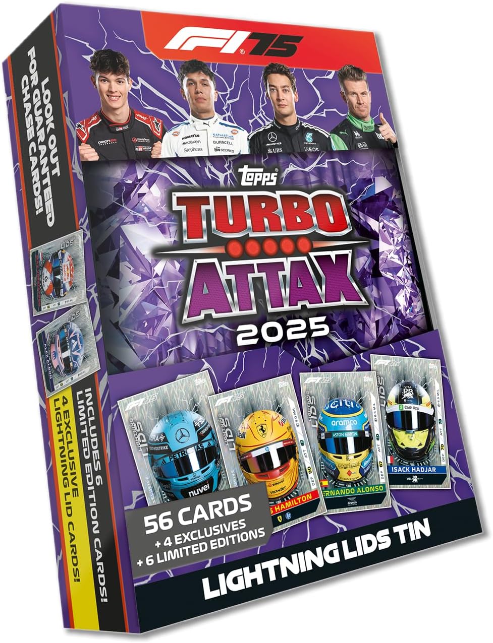 Topps Turbo Attax F1 2025: Random Mega Tin - Trading Card - New - CaveGamers