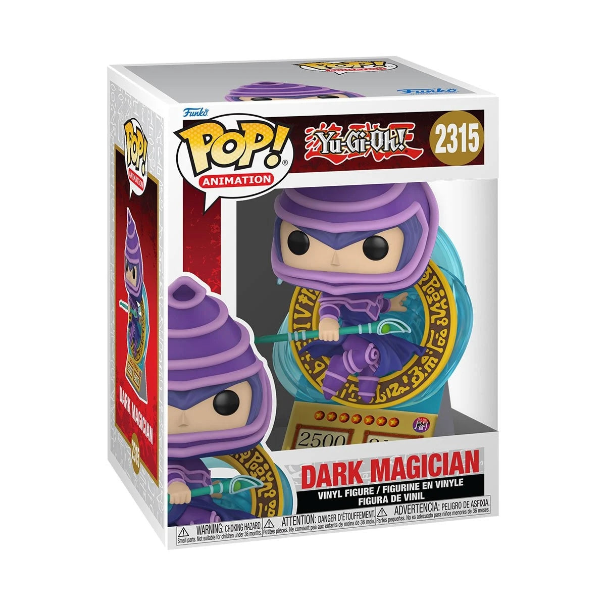Funko Pop! Yu-Gi-Oh Dark Magician Card Premium Figure - Toys - New - CaveGamers