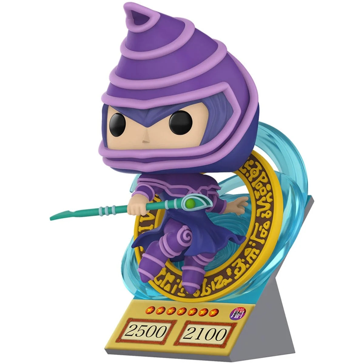 Funko Pop! Yu-Gi-Oh Dark Magician Card Premium Figure - Toys - New - CaveGamers - Image 2